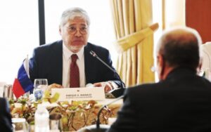 DIPLOMACY FEATS. Department of Foreign Affairs Secretary Enrique Manalo delivers his welcome remarks during his bilateral meeting with Brazilian Minister Mauro Vieira at Diamond Hotel Manila on Aug. 23, 2024. The Department of Foreign Affairs (DFA) rang in 2025 on a good note, closing out a leap year accentuated by its diplomatic strides that saw it skillfully navigating complex shifts in regional geopolitics while continuing to advance national interest. (PNA photo by Avito Dalan)