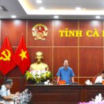 Bí thư Tỉnh ủy Cà Mau Nguyễn Hồ Hải đề nghị ngành chức năng phải khẩn trương đảm bảo điều kiện làm việc cho cán bộ cấp xã - Ảnh: THANH HUYỀN