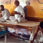 गोशामहल स्थित शंखेश्वर भवन में श्री शंखेश्वर पार्श्वनाथ जैन संघ के तत्वावधान में आयोजित प्रवचन सभा को संबोधित करते बाल मुनि भक्तिदर्शन विजयजी.म.सा.।