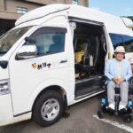 ＡＬＳ患者が自由に旅行できるように無料で貸し出される「ゆめばす」＝１９日、逗子市内