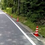 側溝のふたが盗まれた現場（写真提供：豊田市）