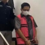 Tersangka Yuki Firmanto saat ditahan di Kejaksaan Negeri Mojokerto. Foto iNewsMojokerto/Istimewa