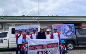 SEND OFF. INEC team goes to Pangasinan on July 27, 2025 to augment power restoration. They will be deployed in Bani, Pangasinan for a week. (Photo courtesy of INEC)