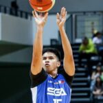 KEY PLAYER. Kiefer Ravena of Strong Group-Philippines aims for the basket during the game against United Arab Emirates on Sunday (July 20, 2025) in the 44th William Jones Cup at the Xinzhuang Gymnasium in New Taipei City, Taiwan. The Filipinos prevailed, 87-62, to complete an 8-0 sweep and claim their second straight title. (Contributed photo)