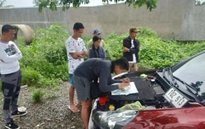 SEIZED. Personnel of PRO3 inspect seized illegal drugs following a buy-bust operation in Barangay Virgen Delas Flores, Baliwag City, Bulacan on Sunday (July 20, 2025). The arrested suspect, alias Rex, is listed as a high-value individual, with authorities recovering an estimated PHP3.2 million worth of suspected shabu. (Photo courtesy of PRO3)