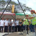 GROUNDBREAKING. Officials from the Department of Health (DOH) and the local government unit of Matag-ob lead the groundbreaking ceremony of the PHP12-million Super Health Center project on Feb. 28, 2025 in Leyte, Eastern Samar. The project is part of the national government’s effort to upgrade public health services in the fourth-class municipality. (Photo courtesy of Philippine Information Agency)