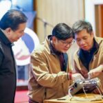CONNECTIVITY. President Ferdinand R. Marcos Jr., Leyte 1st District Rep. Ferdinand Martin Romualdez (left), and Information and Communications Technology Secretary Henry Aguda (right) lead the activation of the National Fiber Backbone Phases 2 & 3 at the Tropics Hotel in Palo, Leyte on July 7, 2025. In his latest vlog on Sunday (July 20), Marcos underscored that technological advancements must go hand in hand with regulation and responsible use as he lamented how digitalization was used for misinformation and online gambling. (Presidential Communications Office photo)