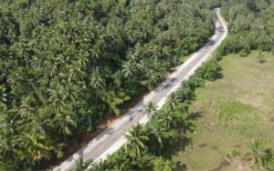 MORE FUND SUPPORT. A portion of a highway in Calbayog City leading to Northern Samar in this undated photo. The Department of Public Works and Highways on Friday (July 18, 2025) said upon the directive of President Ferdinand R. Marcos Jr., more funds have been poured into the repair of damaged sections of the Pan-Philippine Highway in Eastern Visayas, including the bumpy roads in Samar province. (Photo courtesy of DPWH Region 8)
