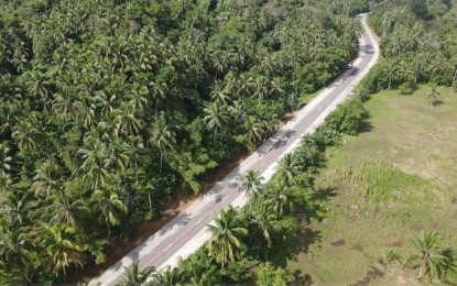 MORE FUND SUPPORT. A portion of a highway in Calbayog City leading to Northern Samar in this undated photo. The Department of Public Works and Highways on Friday (July 18, 2025) said upon the directive of President Ferdinand R. Marcos Jr., more funds have been poured into the repair of damaged sections of the Pan-Philippine Highway in Eastern Visayas, including the bumpy roads in Samar province. (Photo courtesy of DPWH Region 8)