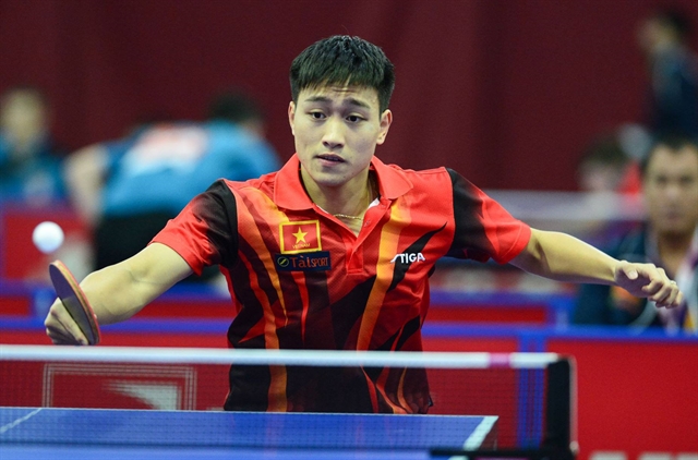 National defending champion Nguyễn Anh Tú will compete at the Hà Nội Open Table Tennis Club Tournament, the Hànộimới Newspaper Cup 2023. Photo tuoitre.vn,