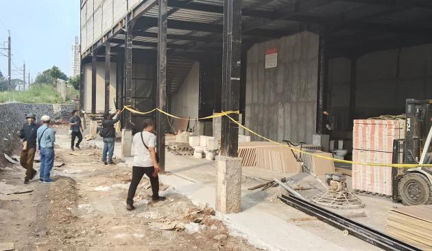 Construction d’un bâtiment polyvalent à Serpong se poursuit malgré le scellage : voici les explications de l’agence de l’ordre public de Tangsel