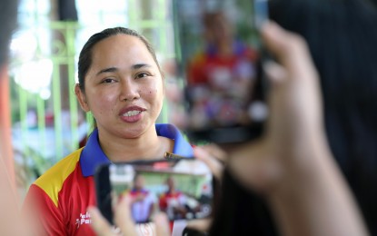 Hidilyn Diaz-Naranjo (PNA file photo by Yancy Lim)
