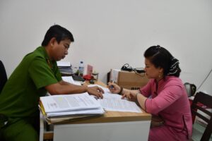 Bảo mẫu Quyên, người đã khiến cháu K. tử vong - Ảnh: S.M.