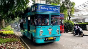 Bus Bandros (Foto: Wisma Putra/detikJabar).