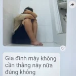 Hình ảnh H. kèm lời đe dọa gửi đến gia đình - Ảnh: M.T.