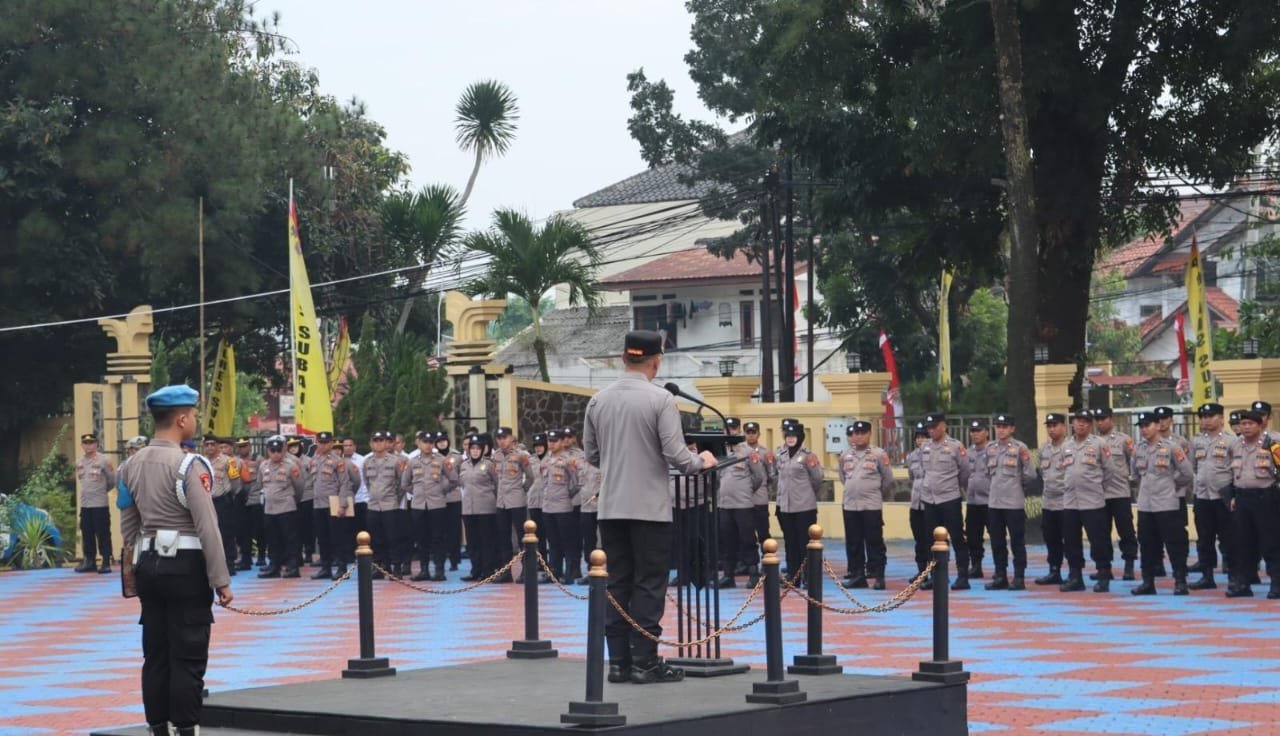 Subang Police Hold Alert One Ceremony, Anticipate Public Security and Order Situation