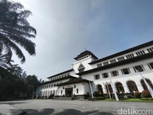 Gedung Sate jadi titik akhir kirab budaya (Foto: Bima Bagaskara/detikJabar).