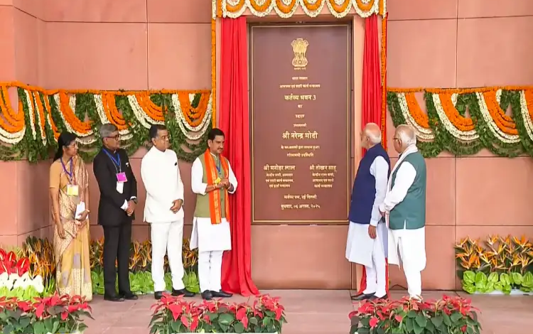 प्रधानमंत्री मोदी ने कर्तव्य भवन‑3 का उद्घाटन कर आधुनिक सचिवालय इंफ्रास्ट्रक्चर की शुरुआत की"