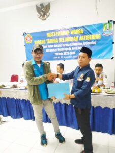 Akbar Satria Putra Terpilih sebagai ketua Karang taruna Kelurahan Jatibening