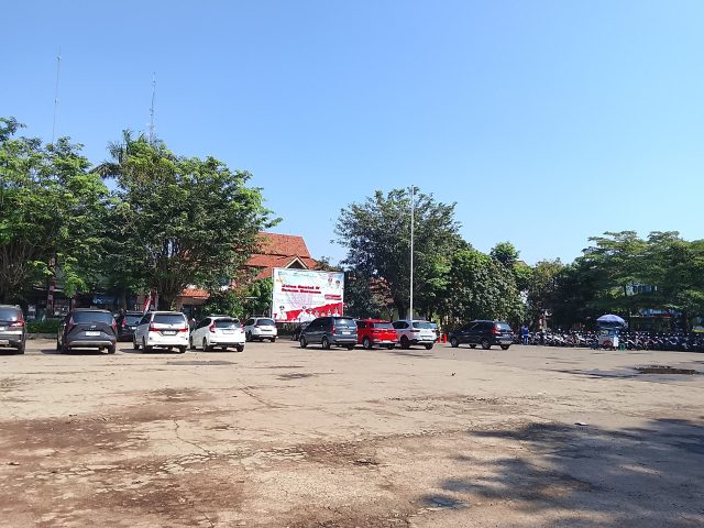 Kondisi lapangan Kecamatan Jatiasih yang diusulkan untuk bangun untuk ruang publik bagi masyarakat Jatiasih.