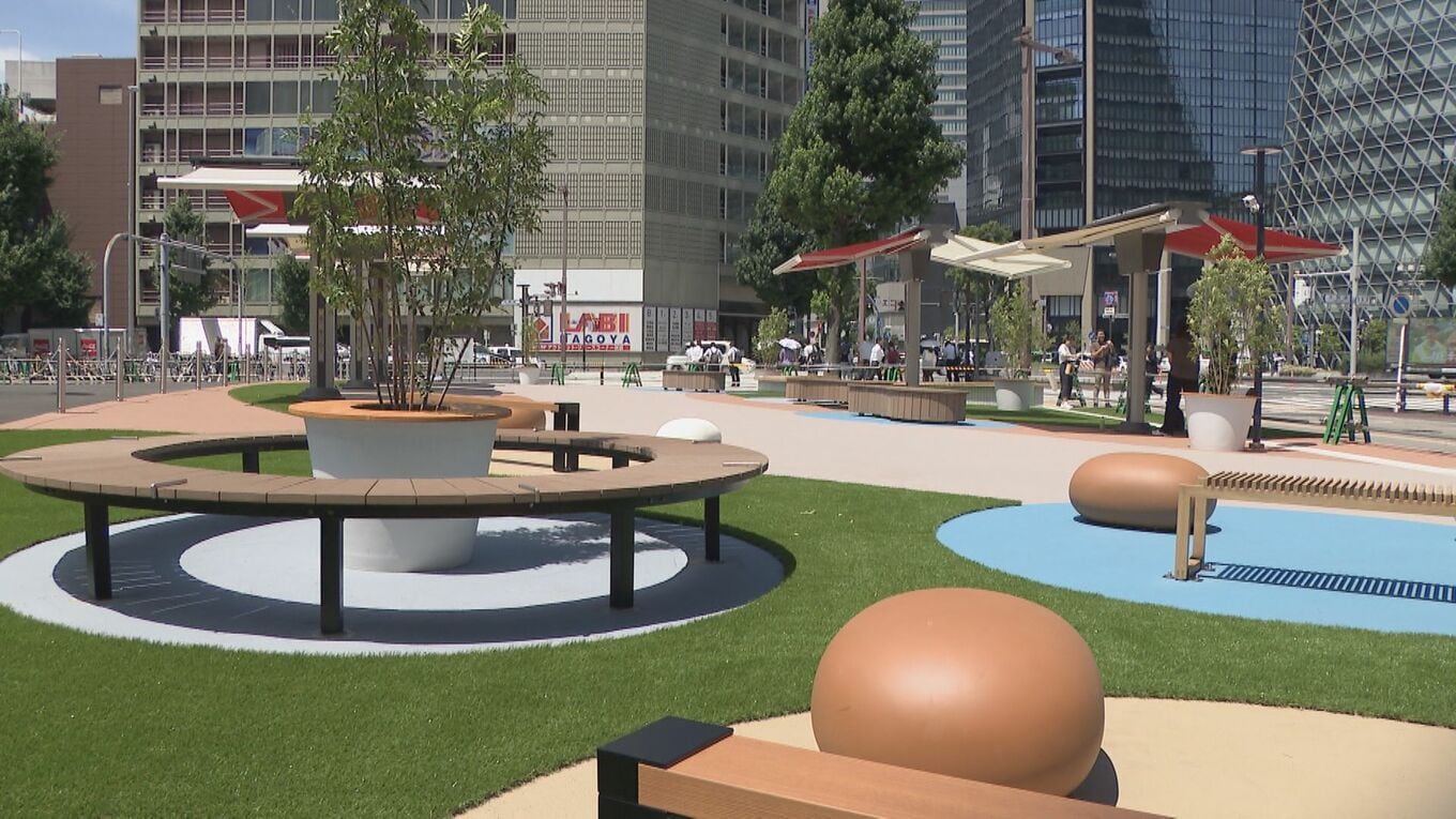 名鉄レジャック跡地に期間限定の広場「Meieki Parklet」8月8日オープン キッチンカーやイベントスペースも 名古屋 | 名古屋・愛知・岐阜・三重のニュース【CBC news】 | CBC web