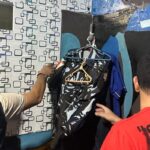 Foto: Kantor ormas di Medan yang 'disulap' jadi pabrik ekstasi digerebek polisi. (dok. Istimewa)