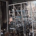 Foto: Kebakaran terjadi di ruko di Mangga Dua, Pademangan, Jakarta Utara (Jakut). Kebakaran diduga dipicu masalah korsleting listrik. (dok Damkar Jakut)