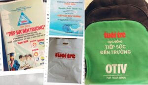 Những món quà từ học bổng Tiếp sức đến trường 2014 như chiếc ba lô học bổng trao tặng ngày ấy vẫn được bạn Nguyễn Trần Thanh Trúc giữ kỹ tới bây giờ - Ảnh: NVCC