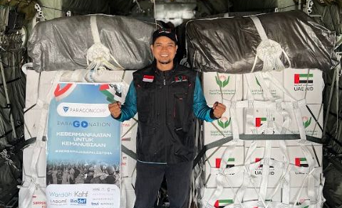 BANTUAN: Pada 20–25 Agustus 2025, bersama Forum Zakat (FOZ) dan puluhan lembaga zakat lainnya di Indonesia, Sinergi Foundation turut menyalurkan 30,7 ton bantuan darurat ke Gaza melalui mekanisme _airdrop_