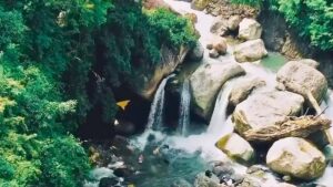 Salah satu wisata air Sigitan, Sipiongot, Padang Lawas Utara. (dok/disbudparpaluta)