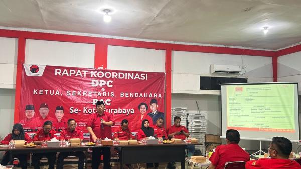 PDIP Surabaya Segera Perbarui Kepengurusan, Fokus pada Konsolidasi dan Program Kerakyatan. Foto iNewsSurabaya/ist