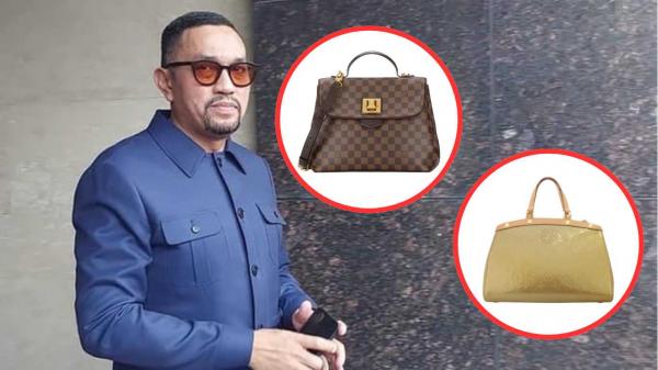 Sejumlah barang berharga yang dilaporkan raib, sorotan utama jatuh pada dua tas mewah Louis Vuitton milik istri Sahroni yang ditaksir bernilai total Rp62 jutaan. Foto iNewsSurabaya/chandra