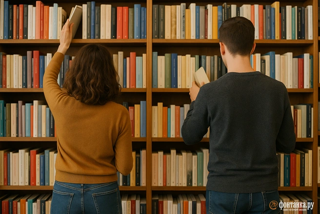 Иноагентская лихорадка в книжных магазинах. Кто, что и почему изымает из продажи? | Источник: «Фонтанка.ру» / ChatGPT