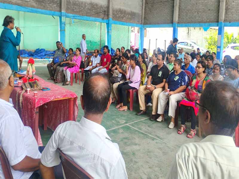পশ্চিমবঙ্গ বিজ্ঞান মঞ্চের আহবানে ময়নাগুড়ি থেকে লাটাগুড়ি রাস্তা সম্প্রসারণের নামে পাঁচ হাজার বৃক্ষচ্ছেদনের প্রতিবাদ জানিয়ে নাগরিক কনভেনশন।