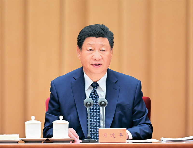 2024年9月27日，全国民族团结进步表彰大会在北京举行。中共中央总书记、国家主席、中央军委主席习近平出席大会并发表重要讲话。新华社记者谢环驰/摄