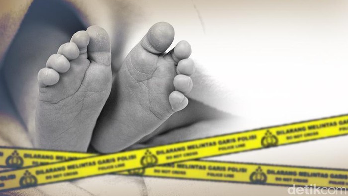 Foto ilustrasi penemuan mayat bayi (Dok detikcom)