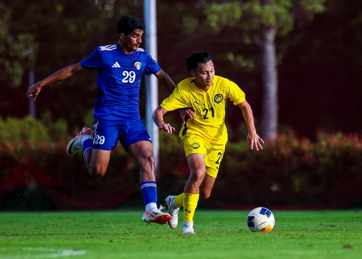 Malaysias U23-Nationalteam (gelbe Trikots)
