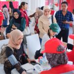 Cek kesehatan dilakukan dilakukan oleh Pasukan bodrex Merah Putih Beraksi 2025. (ist)