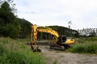 Lugar donde se encontró el cuerpo sin identificar, 8:50 AM del día 20, Asahioka, Pueblo de Mukawa