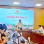 Quang cảnh buổi họp báo. Ảnh: Nguyễn Kiểm