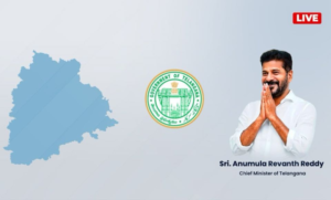 कामारेड्डी आईडीओसी में बाढ़ प्रभावित क्षेत्रों की समीक्षा करते मुख्यमंत्री
