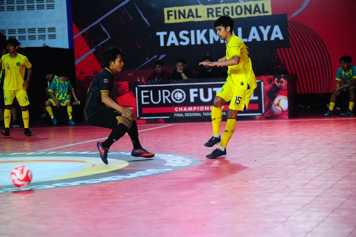 Final Supersoccer Euro Futsal Championship 2025 Regional Tasikmalaya melahirkan lima wakil terbaik yang siap bertarung. (Diwan Sapta Nurmawan/Radar Bandung)