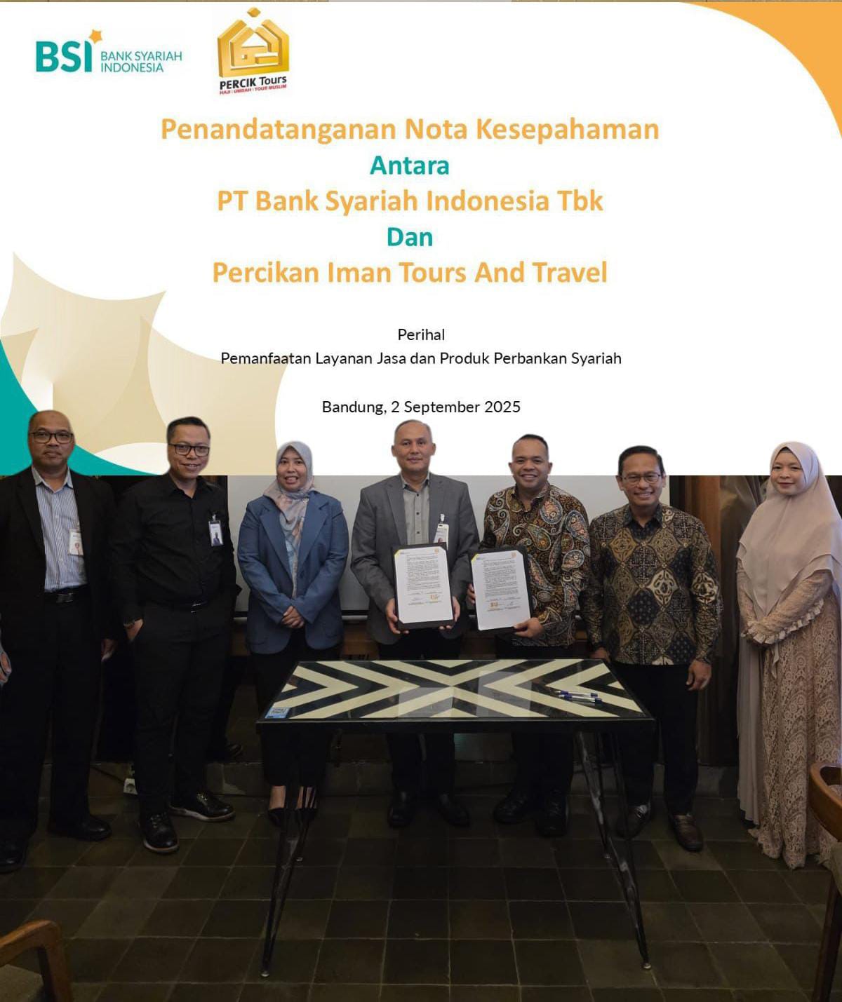 BSI and Percikan Iman Tours & Travel Collaborate to Provide Hajj and Umrah Services