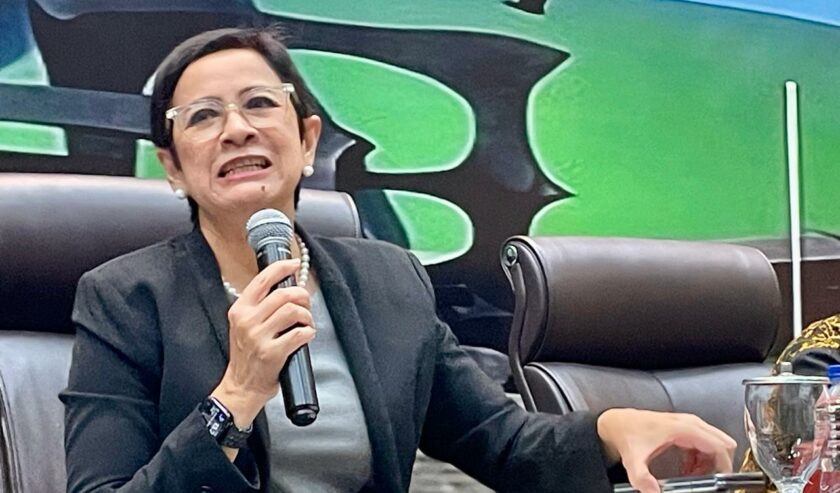Nurul Arifin anggota Komisi I DPR RI Fraksi Partai Golkar dalam Dialektika Demokrasi di Kompleks Parlemen Senayan Jakarta, Kamis (25/9/2025). Foto: Faiz Fadjarudin suarasurabaya.net