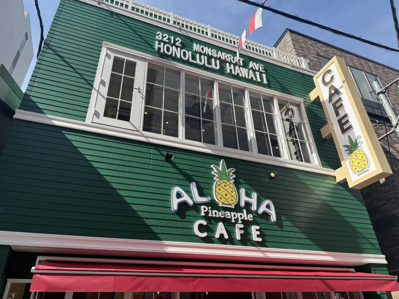 Aloha Cafe Pineapple Umeda Chayamachi Store Opening