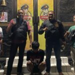 Polresta Bandung melakukan penangkapan terhadap pelaku kekerasan seksual di Cimaung. (eko sutrisno/radar bandung)