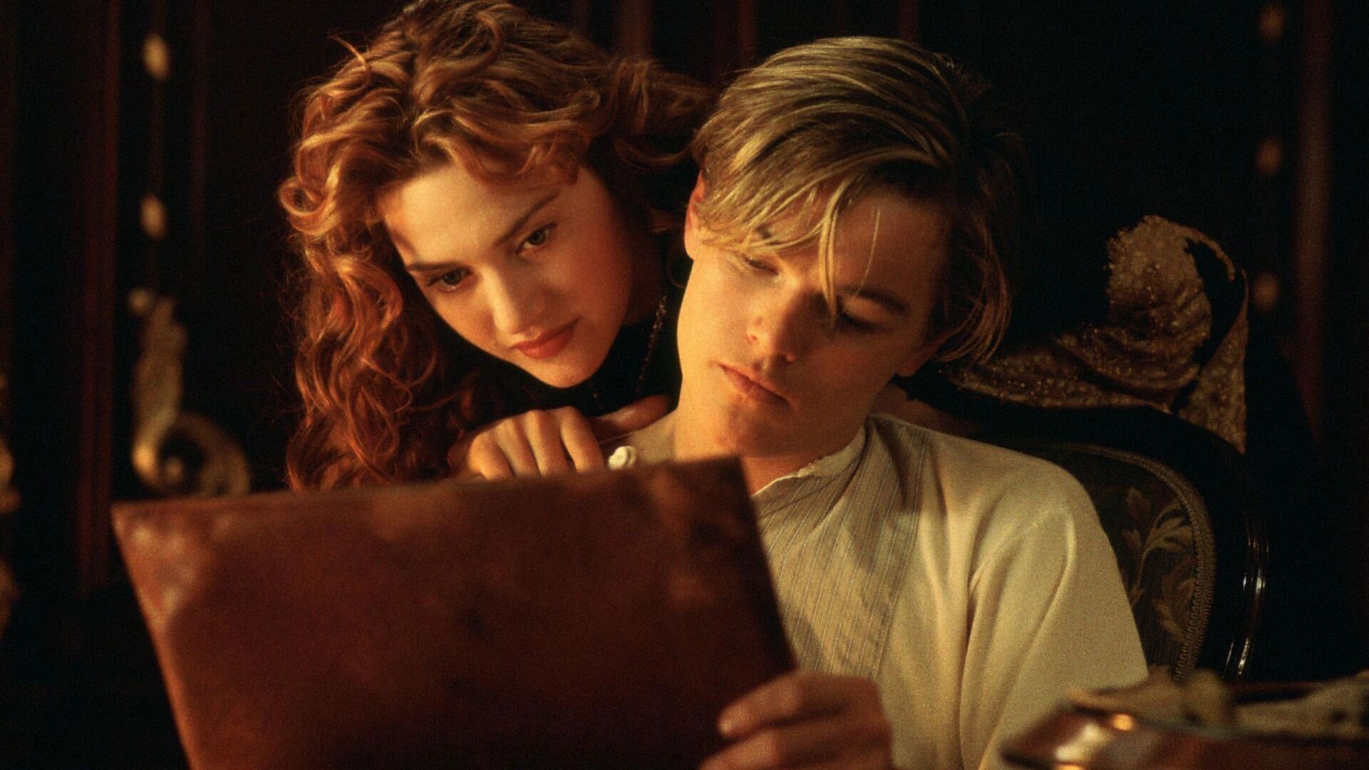 Кадр из фильма «Титаник» Джеймса Кемерона, 1997 год