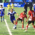 Aksi dari talenta muda wanita di ajang Hydroplus Soccer League Wilayah Bandung yang berlangsung wilayah Bandung di Lapangan Infini Soegiri, Pusdikpom Cimahi, Minggu, 12 Oktober 2025. (ist)