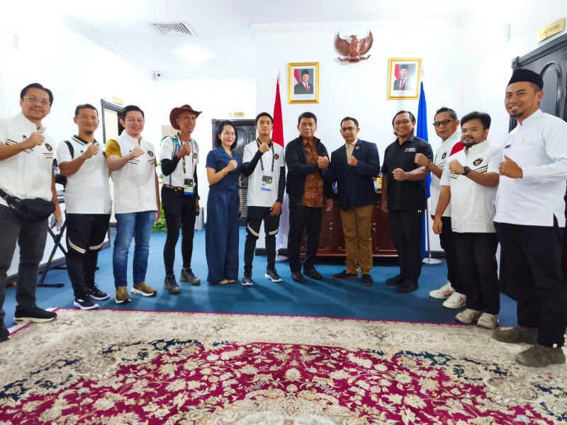 Indonesian Youth Asian Olympics Team Receives Support from Indonesian Ambassador in Bahrain
