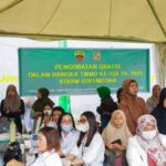 Pengobatan gratis dalam rangka TNI Manunggal Membangun Desa (TMMD) Ke-126 tingkat Kota Medan. (istimewa)